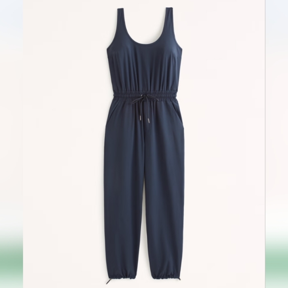 ABERCROMBIE blue traveler jumpsuit